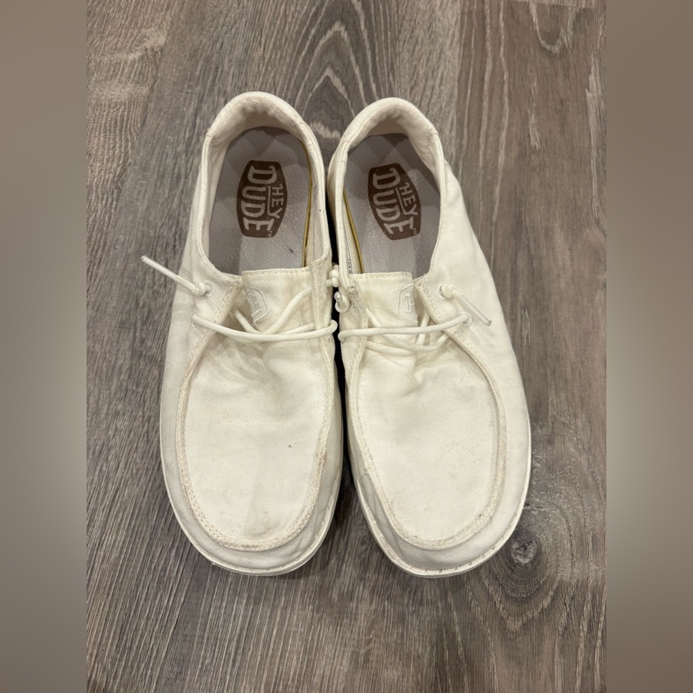 Hey Dude Woman’s Off-White Loafers